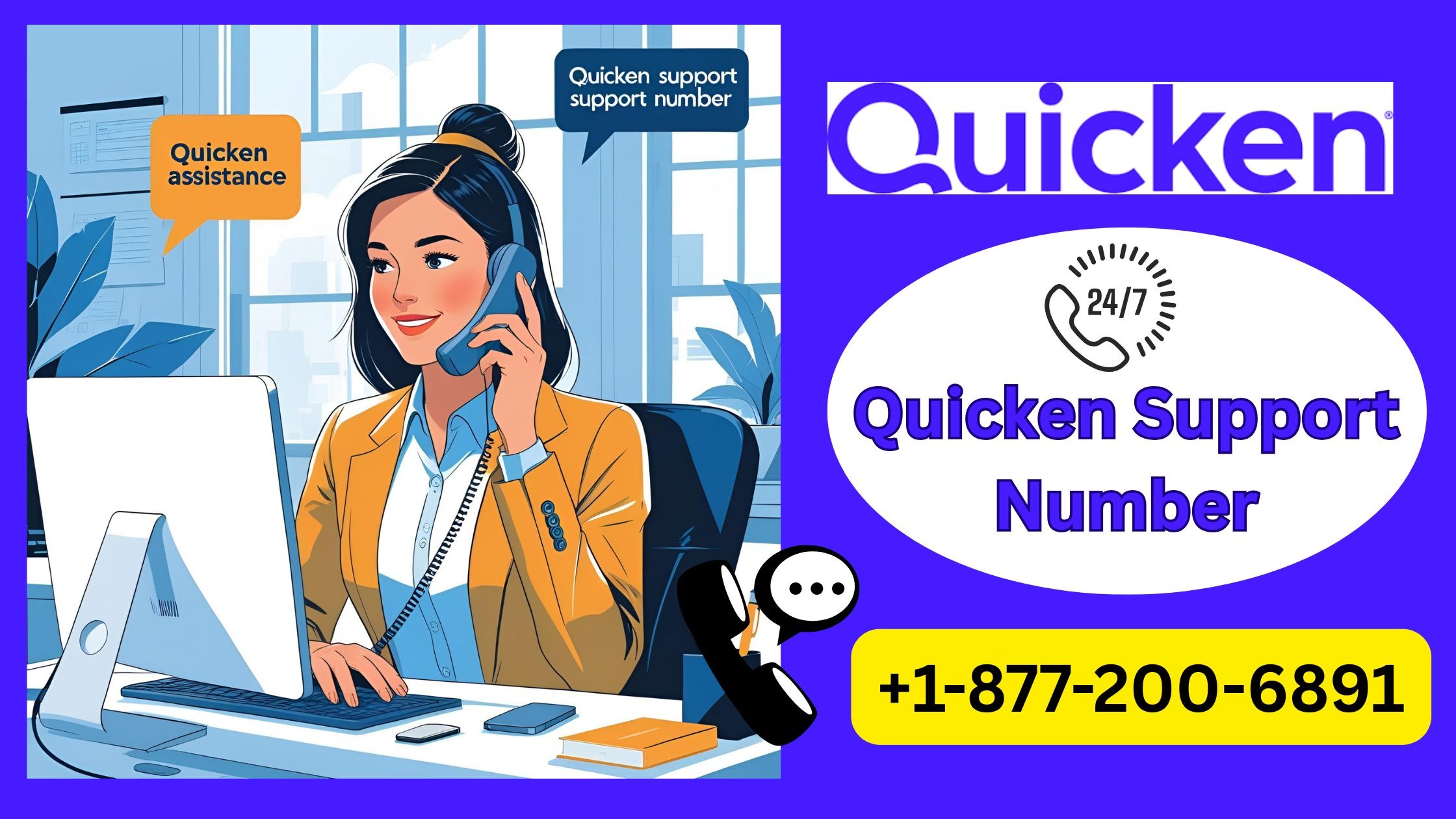 How do I speak to a representative at Quicken Online 