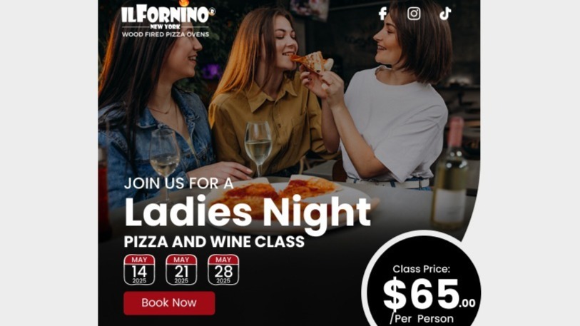 Ladies Night Pizza Wine Class  21st May 2025