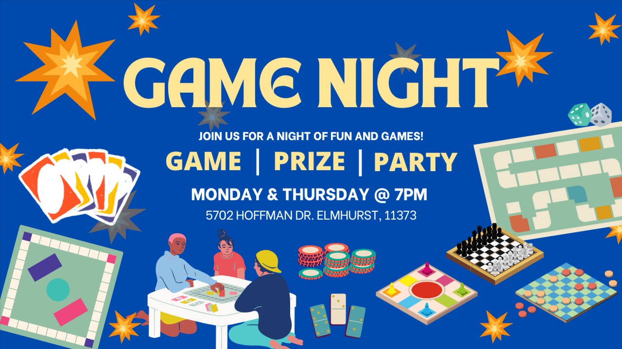 NYC QUEENS GAME NIGHT
